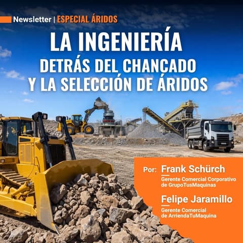 La ingeniería detrás del chancado y la selección de áridos