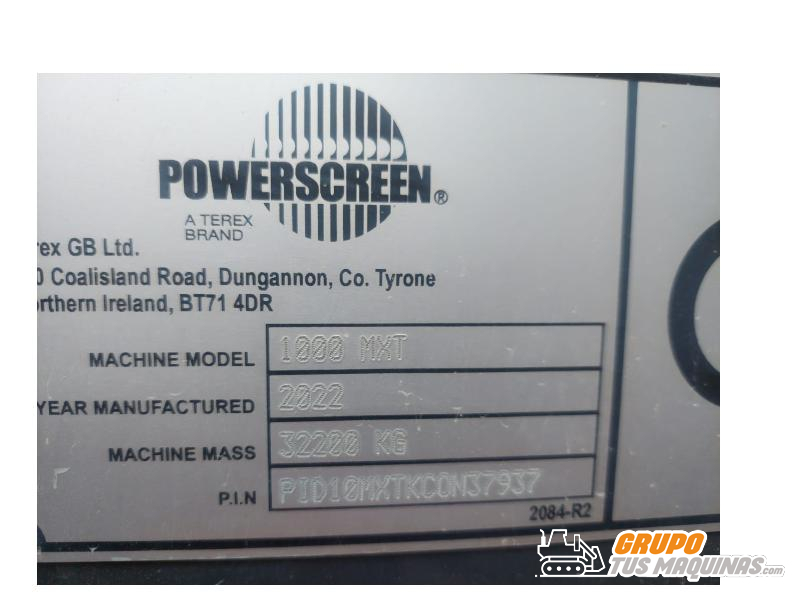 Compra De Powerscreen Maxtrak Plantas Seleccionadoras 0711